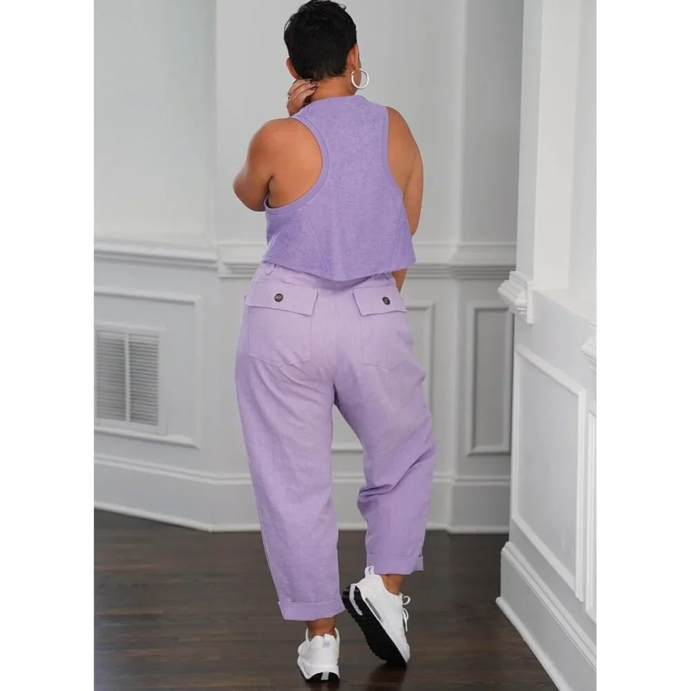 Simplicity S9754 Sewing Pattern Misses 16-26 Multi Tank Top Cargo Pants Uncut